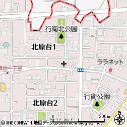 埼玉県川口市北原台1丁目16周辺の地図