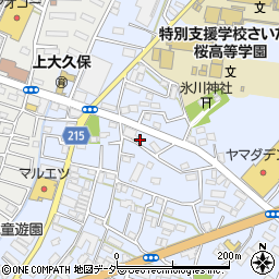 埼玉県さいたま市桜区上大久保617-9周辺の地図