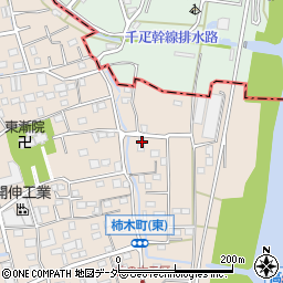 埼玉県草加市柿木町2171周辺の地図
