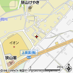 埼玉県狭山市上奥富1122周辺の地図