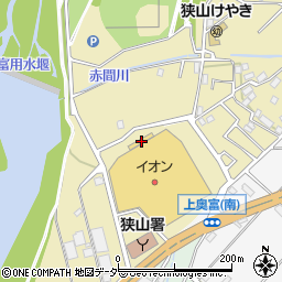 埼玉県狭山市上奥富1141周辺の地図