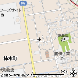 埼玉県草加市柿木町1368周辺の地図