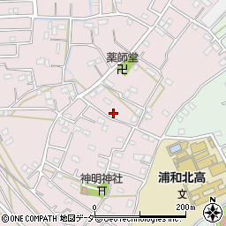 埼玉県さいたま市桜区塚本57周辺の地図