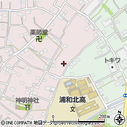 埼玉県さいたま市桜区塚本62周辺の地図