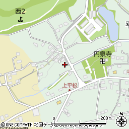 埼玉県飯能市平松432周辺の地図