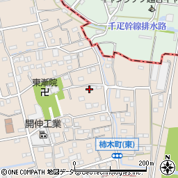 埼玉県草加市柿木町1278-2周辺の地図