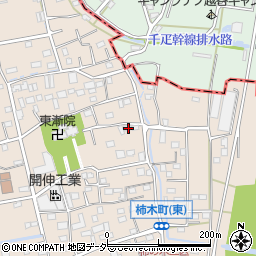 埼玉県草加市柿木町1278周辺の地図