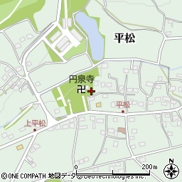 埼玉県飯能市平松367周辺の地図