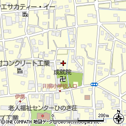 埼玉県越谷市川柳町周辺の地図