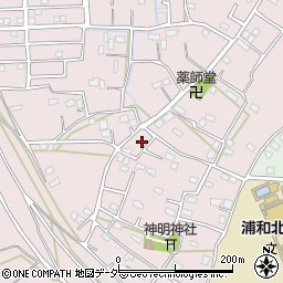 埼玉県さいたま市桜区塚本52周辺の地図