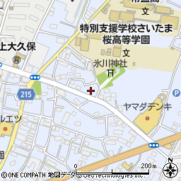 埼玉県さいたま市桜区上大久保583-4周辺の地図
