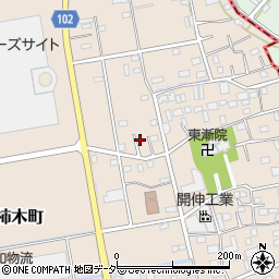 埼玉県草加市柿木町1369周辺の地図