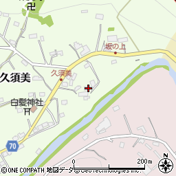 埼玉県飯能市久須美22周辺の地図