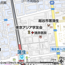 埼玉県越谷市蒲生寿町3-31周辺の地図