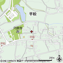 埼玉県飯能市平松362周辺の地図