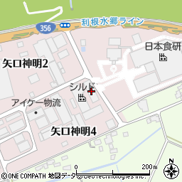 千葉県印旛郡栄町矢口神明4丁目12周辺の地図