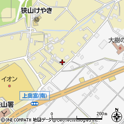 埼玉県狭山市上奥富1112周辺の地図