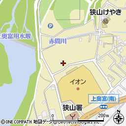 埼玉県狭山市上奥富1262周辺の地図