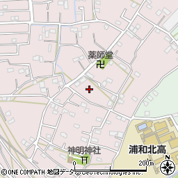 埼玉県さいたま市桜区塚本56周辺の地図