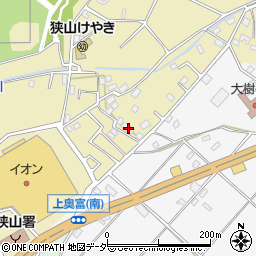 埼玉県狭山市上奥富1113周辺の地図
