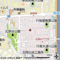 埼玉県川口市北原台3丁目周辺の地図