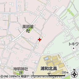 埼玉県さいたま市桜区塚本72周辺の地図