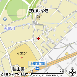 埼玉県狭山市上奥富1123周辺の地図