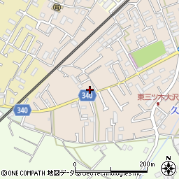 埼玉県狭山市東三ツ木256周辺の地図