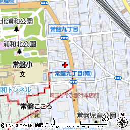 リパーク埼玉県立近代美術館東駐車場周辺の地図