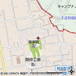 埼玉県草加市柿木町1387周辺の地図