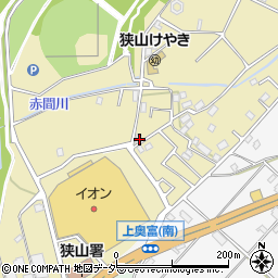埼玉県狭山市上奥富1120周辺の地図
