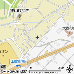 埼玉県狭山市上奥富1111周辺の地図