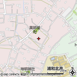 埼玉県さいたま市桜区塚本64周辺の地図