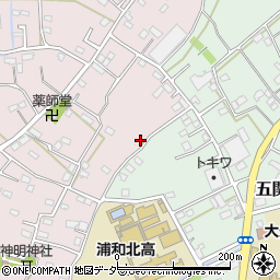 埼玉県さいたま市桜区塚本76周辺の地図