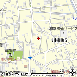 埼玉県越谷市川柳町5丁目115周辺の地図