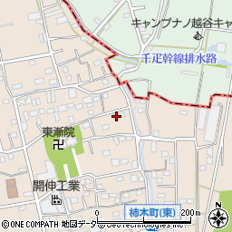 埼玉県草加市柿木町1281周辺の地図