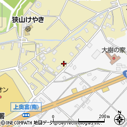 埼玉県狭山市上奥富1109周辺の地図