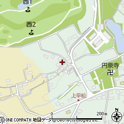埼玉県飯能市平松442周辺の地図
