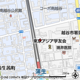 埼玉県越谷市蒲生寿町1周辺の地図