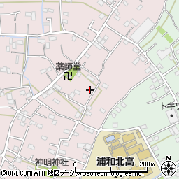 埼玉県さいたま市桜区塚本71周辺の地図