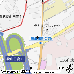 アキヤマ石油産業株式会社　狭山日高インターＳＳ周辺の地図
