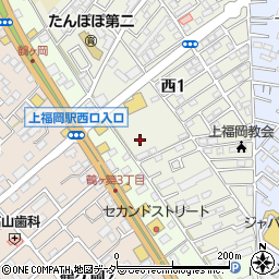 すじの歯科クリニック上福岡周辺の地図