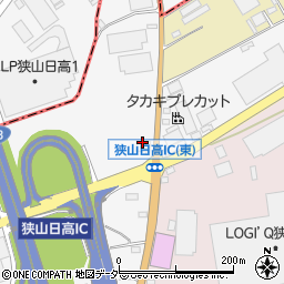 アキヤマ石油産業株式会社　狭山日高インターサービスステーション周辺の地図