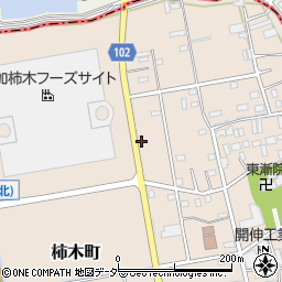 埼玉県草加市柿木町1362-1周辺の地図