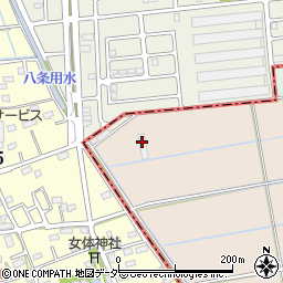 埼玉県草加市柿木町1495周辺の地図