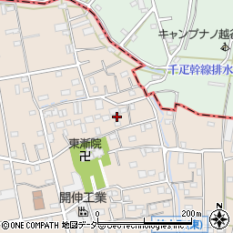 埼玉県草加市柿木町1393周辺の地図