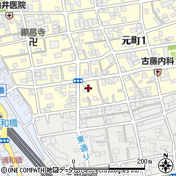 元町サード松栄周辺の地図