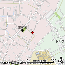 埼玉県さいたま市桜区塚本70周辺の地図