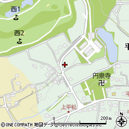 埼玉県飯能市平松421周辺の地図