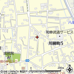 埼玉県越谷市川柳町5丁目116-1周辺の地図